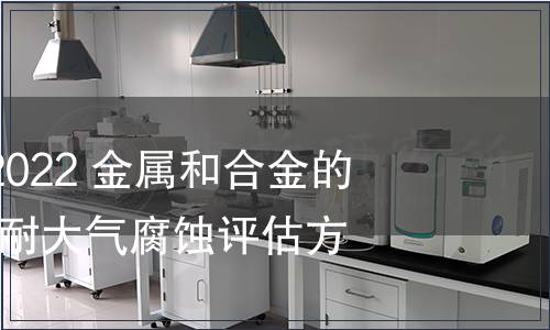 GB/T 41756-2022 金屬和合金的腐蝕 低合金鋼耐大氣腐蝕評估方法