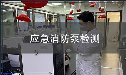 應急消防泵檢測
