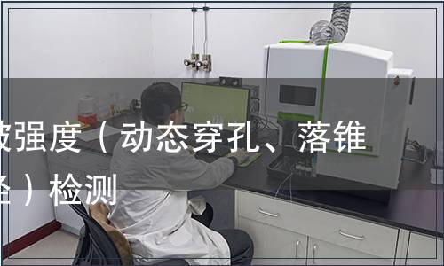 動態穿破強度（動態穿孔、落錐穿透直徑）檢測