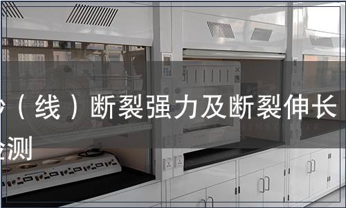 單紗（線）斷裂強(qiáng)力及斷裂伸長率檢測