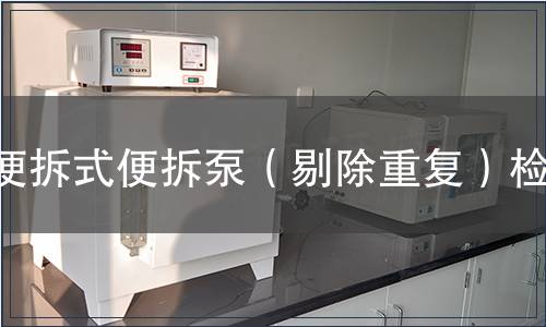 便拆式便拆泵（剔除重復）檢測