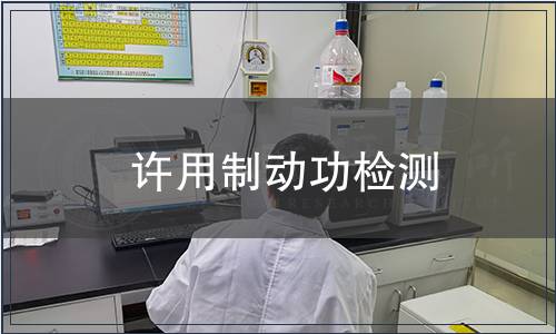 許用制動功檢測