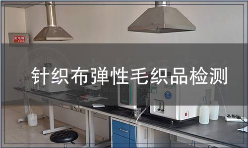 針織布彈性毛織品檢測