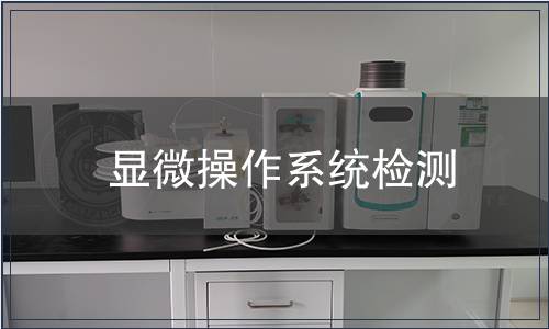 顯微操作系統檢測