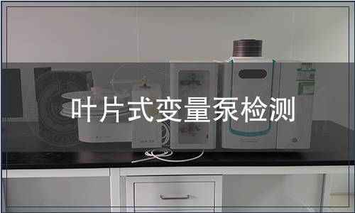 葉片式變量泵檢測(cè)