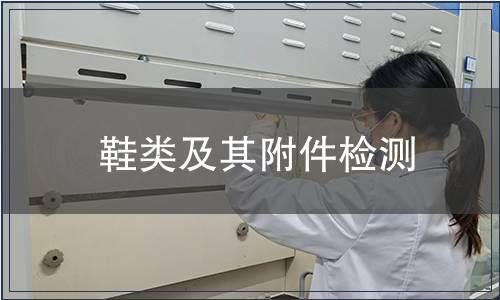 鞋類及其附件檢測