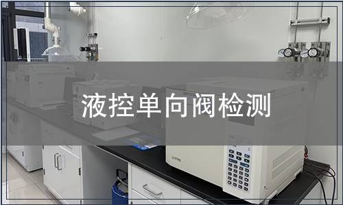 液控單向閥檢測