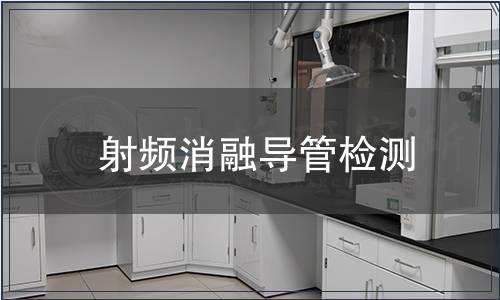 射頻消融導(dǎo)管檢測(cè)