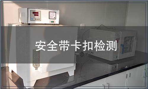 安全帶卡扣檢測