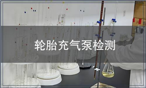 輪胎充氣泵檢測(cè)