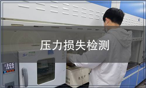 壓力損失檢測