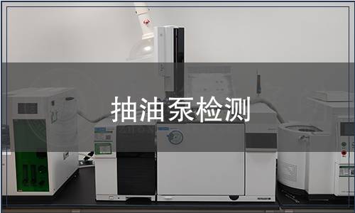 抽油泵檢測(cè)