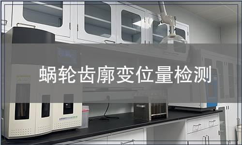 蝸輪齒廓變位量檢測