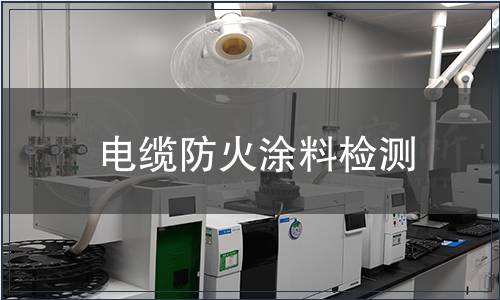 電纜防火涂料檢測