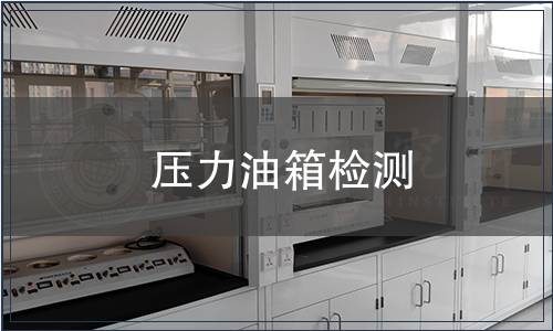壓力油箱檢測