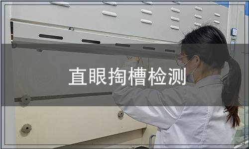 直眼掏槽檢測