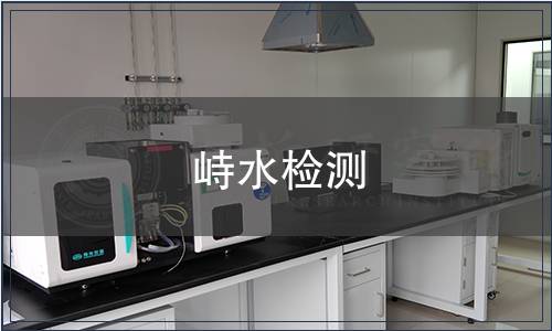 峙水檢測