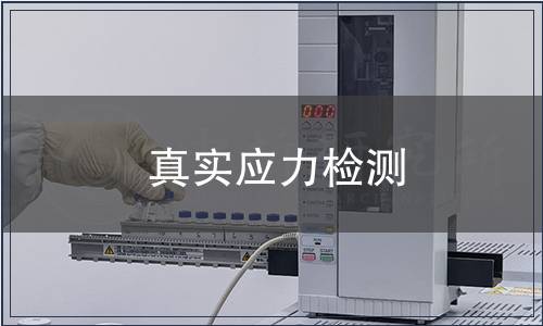 真實(shí)應(yīng)力檢測