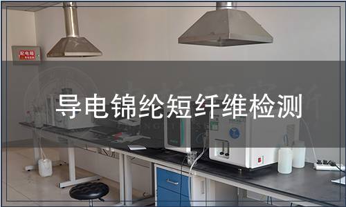 導(dǎo)電錦綸短纖維檢測