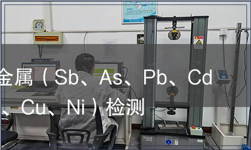 可萃取重金屬（Sb、As、Pb、Cd、Cr、Co、Cu、Ni）檢測