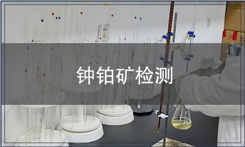 鐘鉑礦檢測