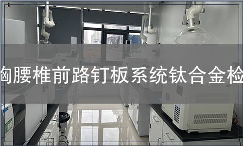 胸腰椎前路釘板系統(tǒng)鈦合金檢測