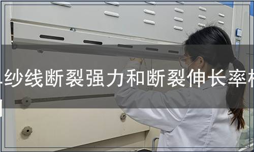 單紗線斷裂強(qiáng)力和斷裂伸長率檢測