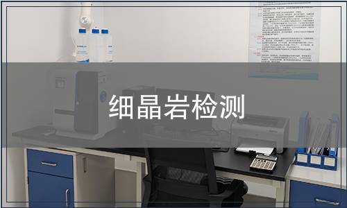 細晶巖檢測