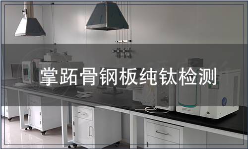 掌跖骨鋼板純鈦檢測