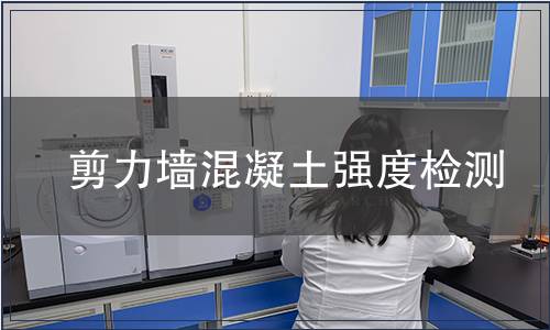 剪力墻混凝土強度檢測