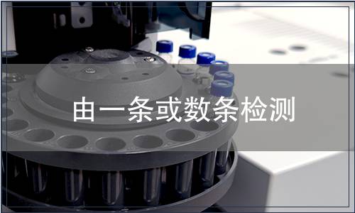 由一條或數(shù)條檢測