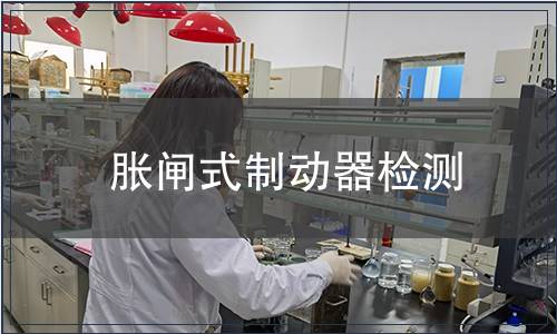 脹閘式制動器檢測