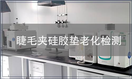 睫毛夾硅膠墊老化檢測