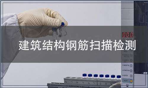 建筑結構鋼筋掃描檢測