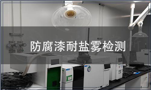 防腐漆耐鹽霧檢測