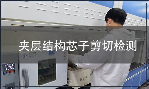 夾層結(jié)構(gòu)芯子剪切檢測
