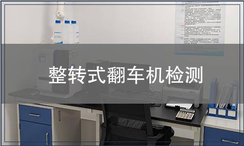 整轉(zhuǎn)式翻車機檢測