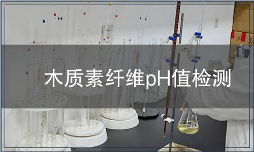 木質(zhì)素纖維pH值檢測