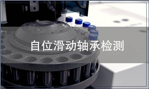 自位滑動軸承檢測