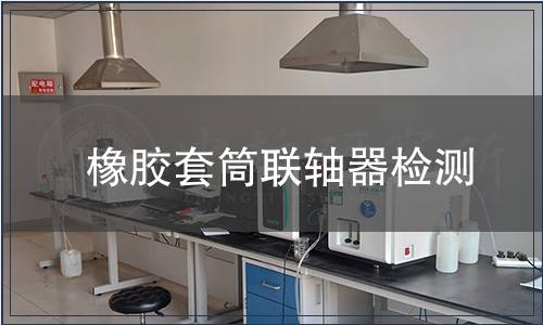 橡膠套筒聯(lián)軸器檢測