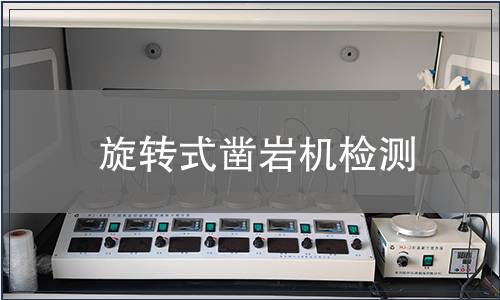 旋轉式鑿巖機檢測