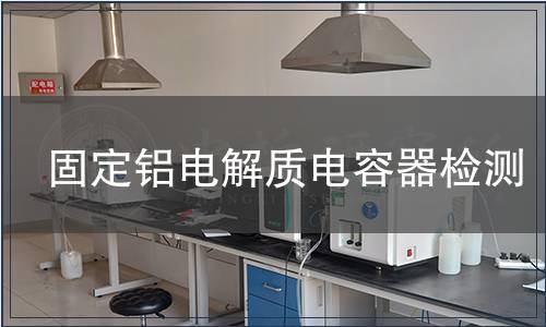 固定鋁電解質電容器檢測