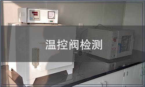 溫控閥檢測
