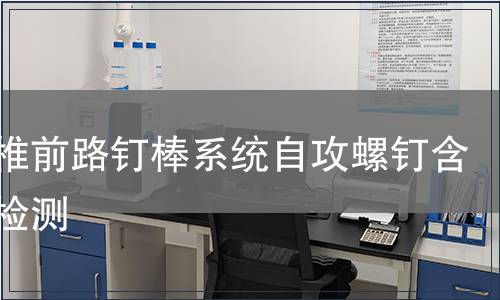 胸腰椎前路釘棒系統自攻螺釘含附件檢測