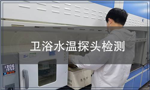 衛浴水溫探頭檢測