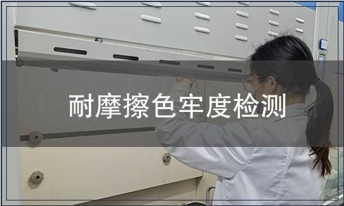 耐摩擦色牢度檢測