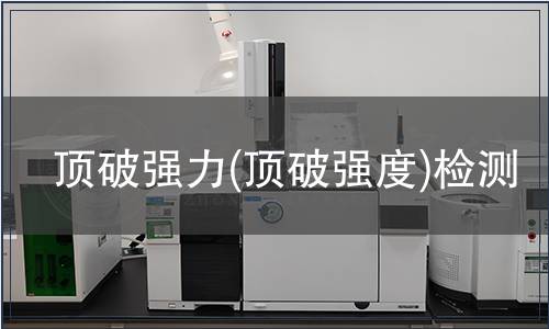 頂破強力(頂破強度)檢測