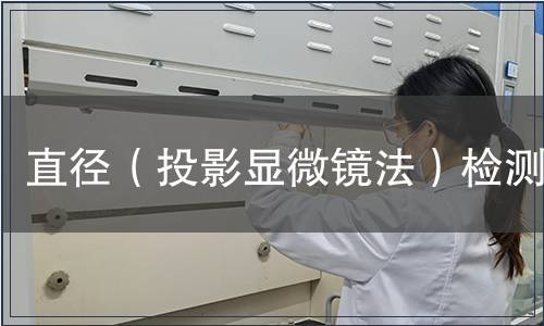 直徑（投影顯微鏡法）檢測