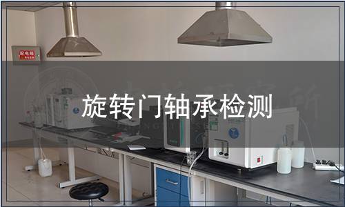 旋轉(zhuǎn)門軸承檢測