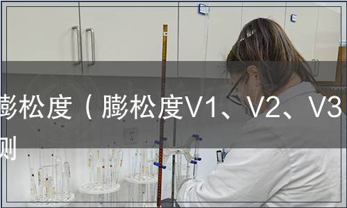 膨松度（膨松度V1、V2、V3）檢測